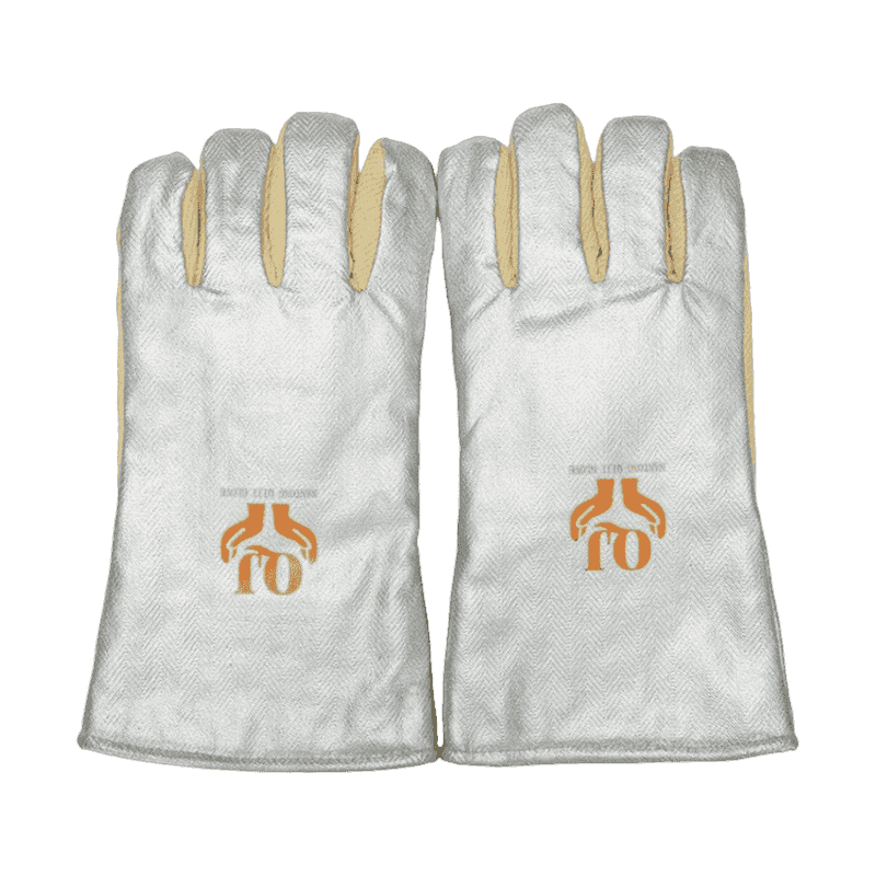 Mănușă aluminizată de protecție la căldură aramidă Mănușă aluminizată de protecție la căldură aramidă